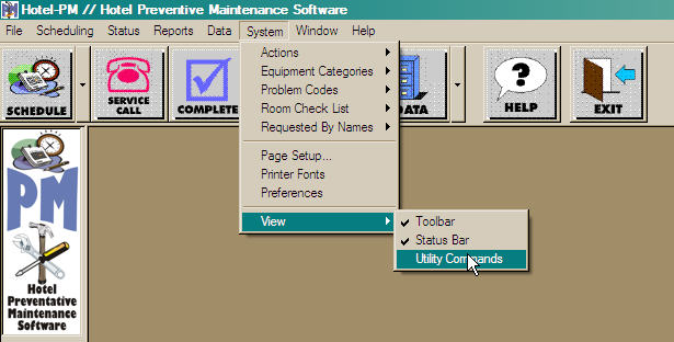 View the Utility Commands